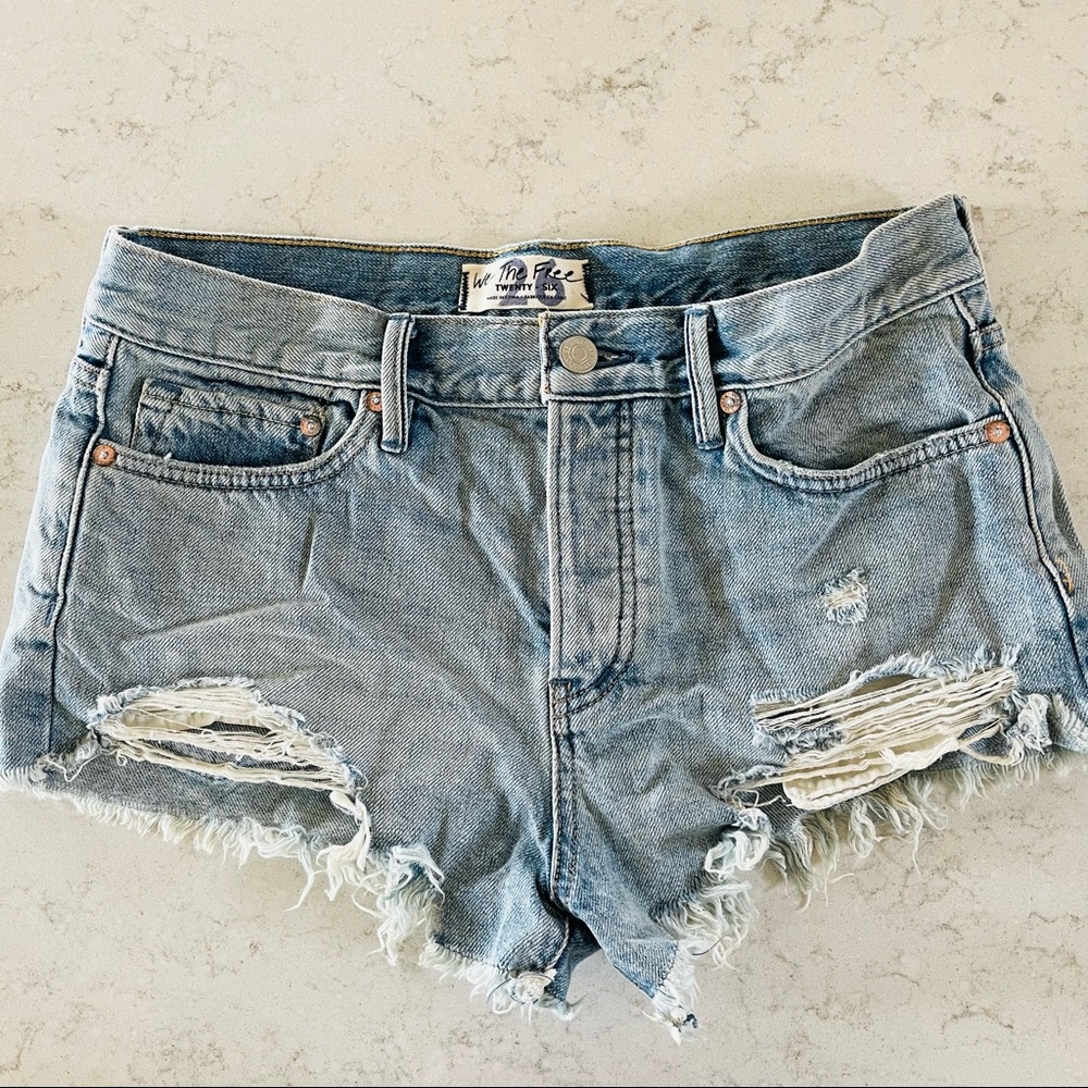 Free People Jean/Denim Shorts